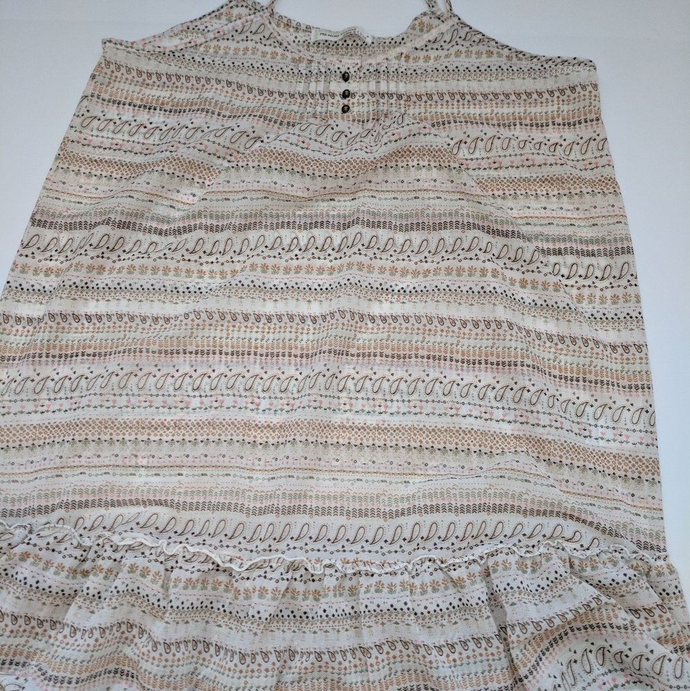 Ruffle bottom tunic